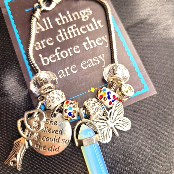 2 for 40 BULLET PENDANT CHARM BRACELETS - Picture 3 of 3